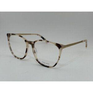 TOPLOOK - Hlaire 54-17-140  A4 Cream & Brown Tortoise Oversized Glasses Frames